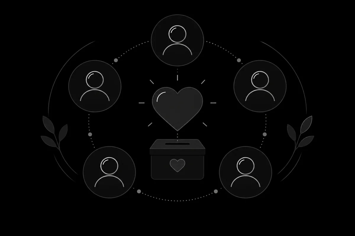 Supporters connected around a shared nonprofit mission.