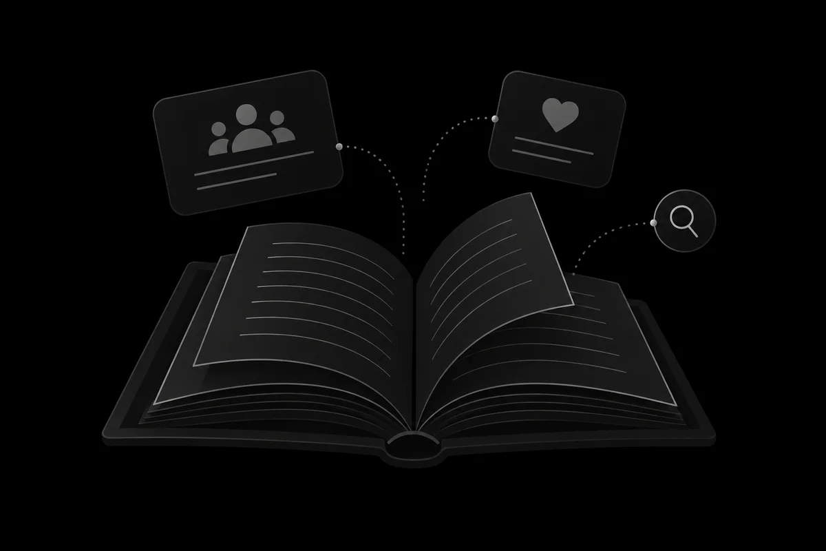 An open guide connected to nonprofit questions and resources.